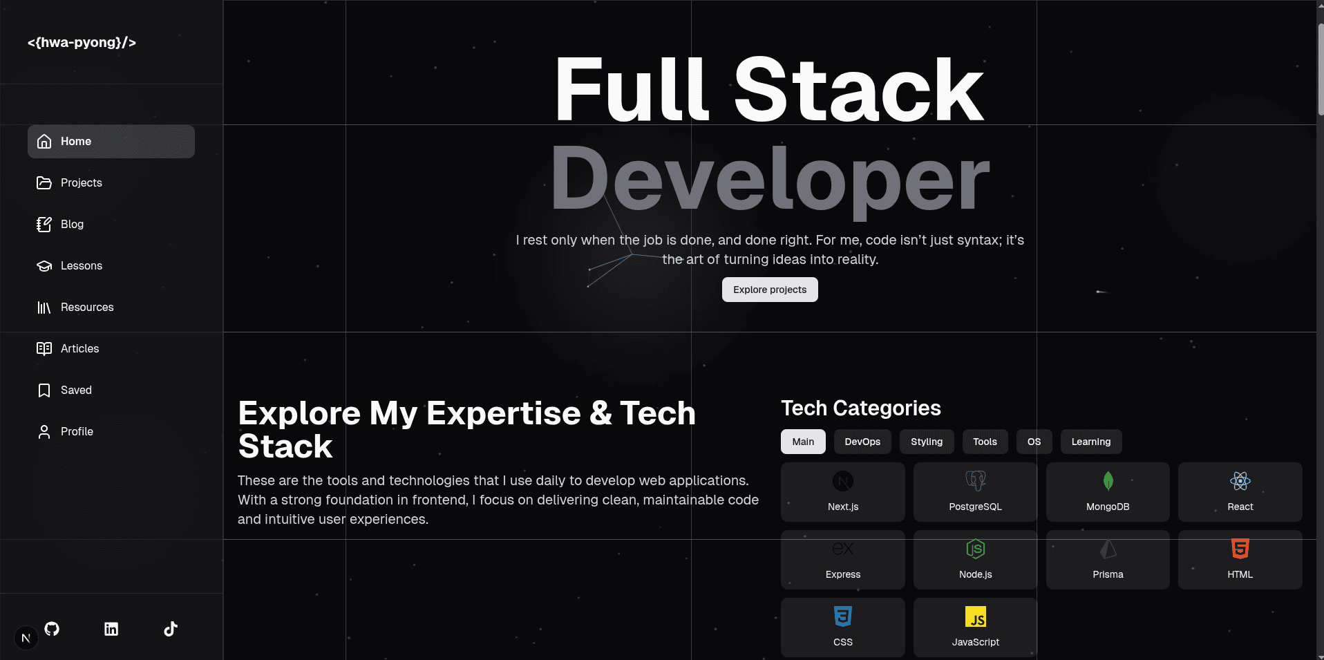 my last real portfolio